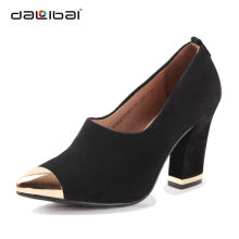 Vente en gros de femmes noires de fête de la robe chaussures de talons hauts paypal / dropship